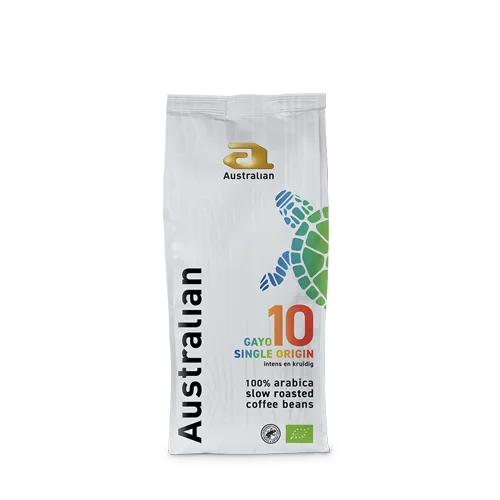 Australian Single Origin Gayo koffiebonen 500 | 100% Biologisch | Langzaam gebrand gram