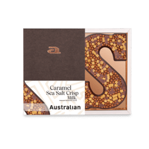 Australian Chocolate Letter Caramel Seasalt Milk
