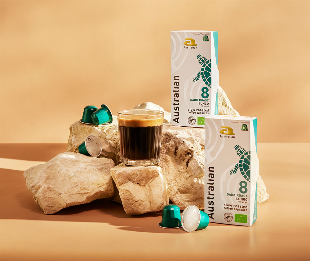 Australian Visual Coffee Capsules Dark Roast